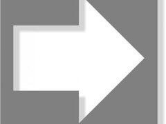 sablon cu sageata directionala